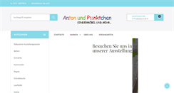 Desktop Screenshot of antonundpuenktchen.de